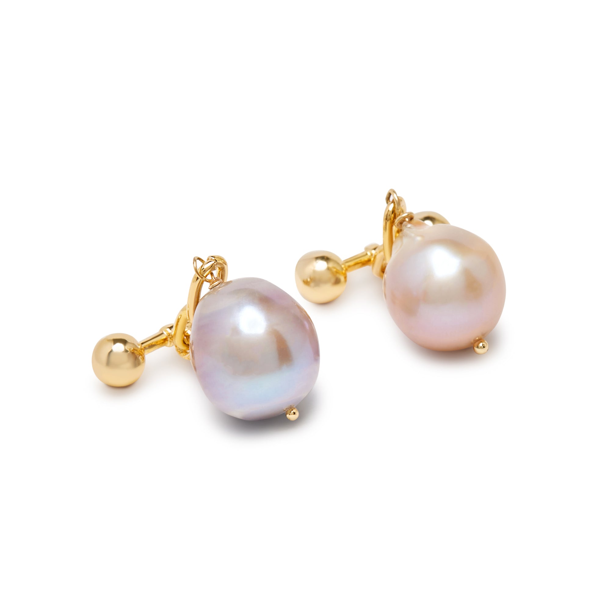 The Beethoven pink pearl cufflink